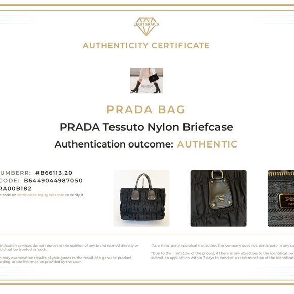 PRADA Tessuto Nylon Large Tote Shoulder Bag - Picture 14 of 16